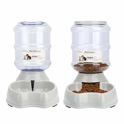 Old Tjikko Water Feeder for Dogs,1 Gallon Feeding Waterer Supplies ...